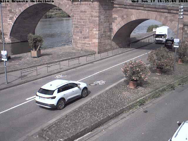Archiv Foto Webcam Heidelberg: Alte Brücke am Neckar