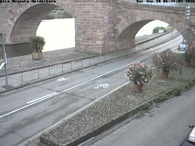 Archiv Foto Webcam Heidelberg: Alte Brücke am Neckar