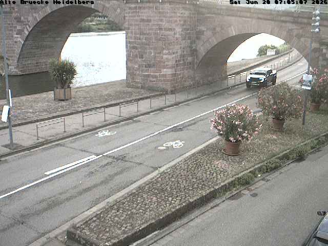 Archiv Foto Webcam Heidelberg: Alte Brücke am Neckar