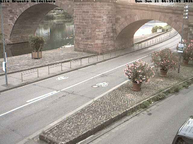 Archiv Foto Webcam Heidelberg: Alte Brücke am Neckar
