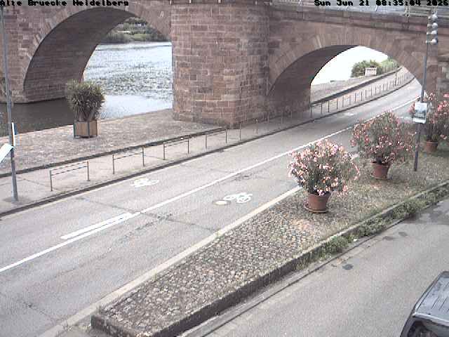 Archived image Webcam Heidelberg: Old Bridge