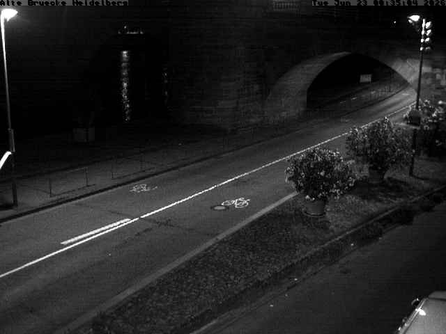 Archived image Webcam Heidelberg: Old Bridge
