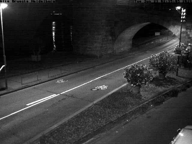 Archived image Webcam Heidelberg: Old Bridge