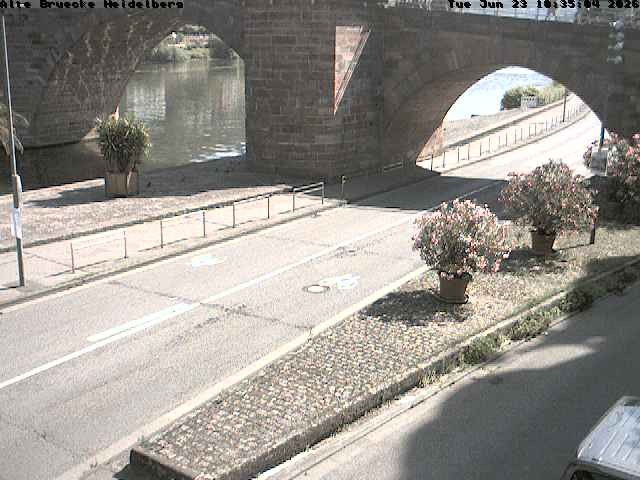 Archiv Foto Webcam Heidelberg: Alte Brücke am Neckar