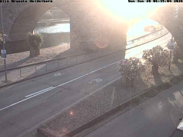 Archiv Foto Webcam Heidelberg: Alte Brücke am Neckar