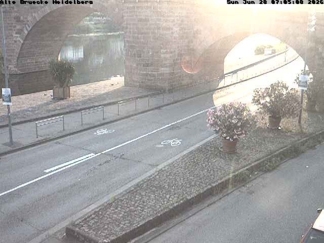 Archiv Foto Webcam Heidelberg: Alte Brücke am Neckar