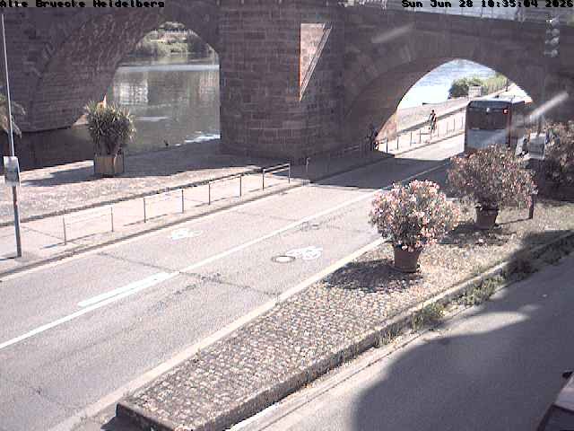 Archiv Foto Webcam Heidelberg: Alte Brücke am Neckar