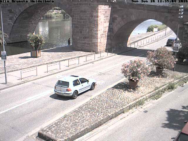 Archiv Foto Webcam Heidelberg: Alte Brücke am Neckar