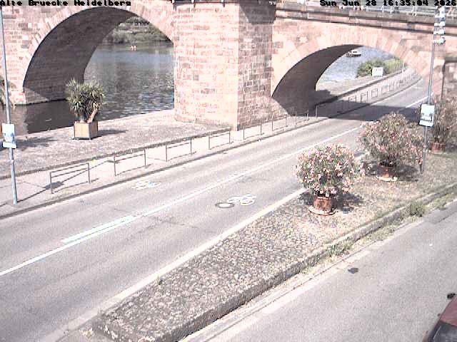 Archiv Foto Webcam Heidelberg: Alte Brücke am Neckar
