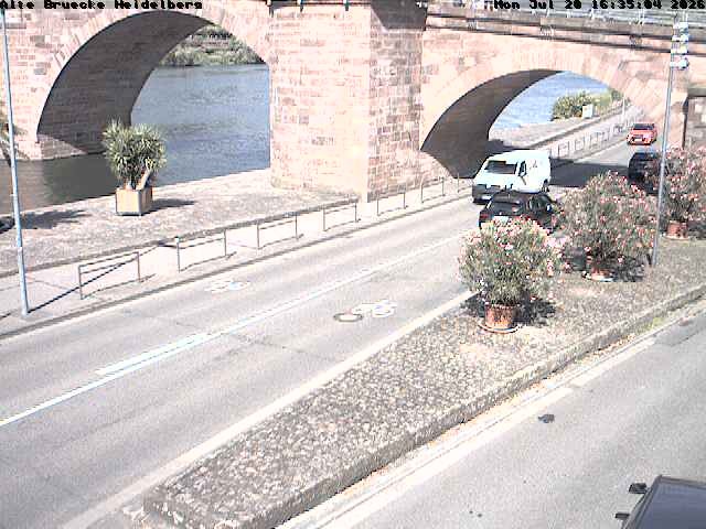 Archiv Foto Webcam Heidelberg: Alte Brücke am Neckar
