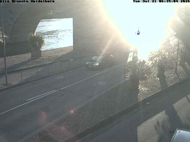 Archiv Foto Webcam Heidelberg: Alte Brücke am Neckar