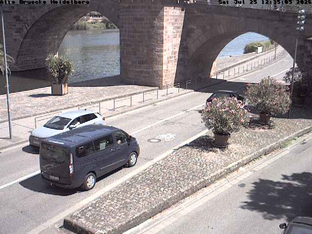 Archiv Foto Webcam Heidelberg: Alte Brücke am Neckar