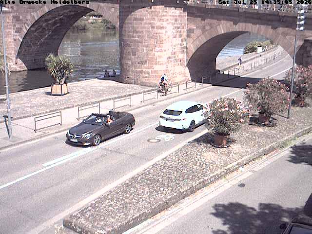Archiv Foto Webcam Heidelberg: Alte Brücke am Neckar