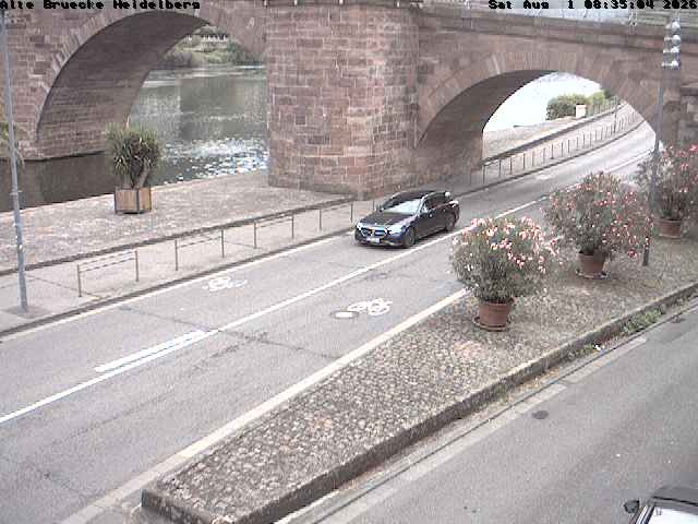 Archiv Foto Webcam Heidelberg: Alte Brücke am Neckar