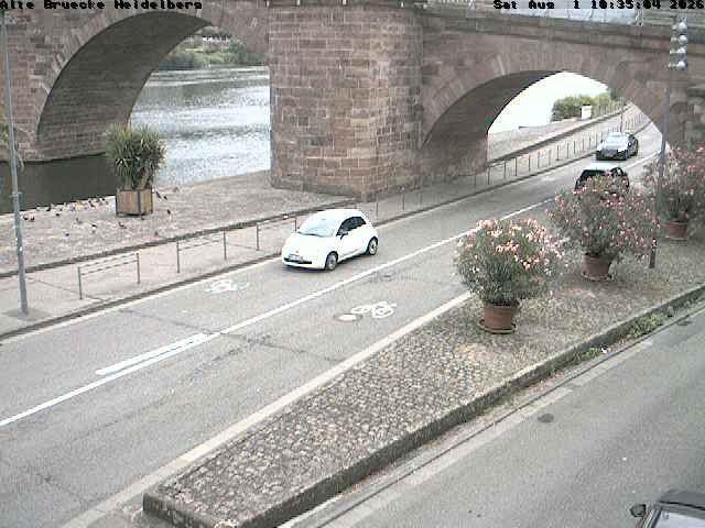 Archiv Foto Webcam Heidelberg: Alte Brücke am Neckar