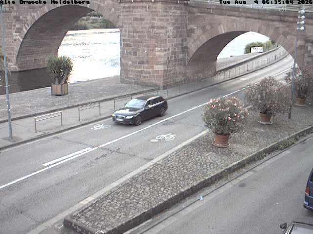 Archiv Foto Webcam Heidelberg: Alte Brücke am Neckar