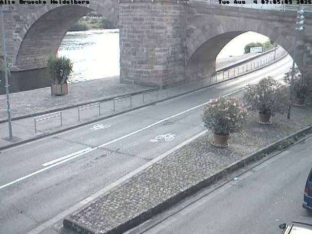 Archiv Foto Webcam Heidelberg: Alte Brücke am Neckar