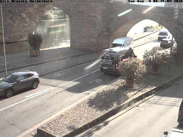 Archiv Foto Webcam Heidelberg: Alte Brücke am Neckar