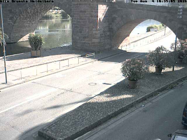 Archiv Foto Webcam Heidelberg: Alte Brücke am Neckar