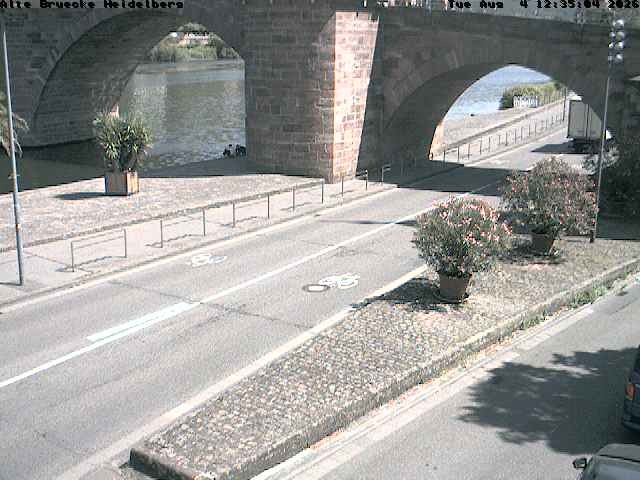 Archiv Foto Webcam Heidelberg: Alte Brücke am Neckar