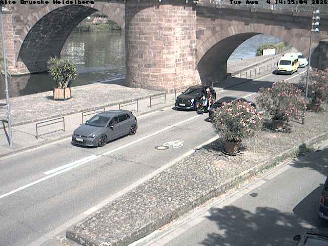 Archiv Foto Webcam Heidelberg: Alte Brücke am Neckar