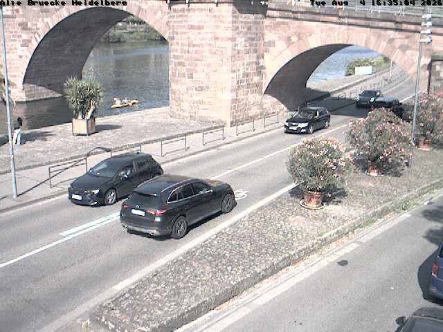 Archiv Foto Webcam Heidelberg: Alte Brücke am Neckar