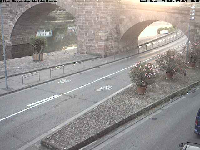 Archiv Foto Webcam Heidelberg: Alte Brücke am Neckar