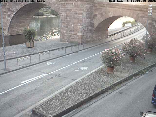 Archiv Foto Webcam Heidelberg: Alte Brücke am Neckar
