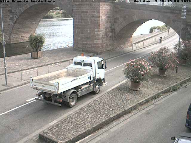 Archiv Foto Webcam Heidelberg: Alte Brücke am Neckar
