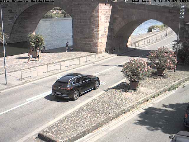 Archiv Foto Webcam Heidelberg: Alte Brücke am Neckar
