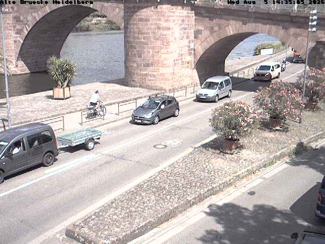 Archiv Foto Webcam Heidelberg: Alte Brücke am Neckar