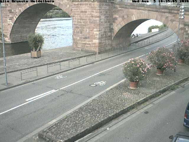 Archiv Foto Webcam Heidelberg: Alte Brücke am Neckar