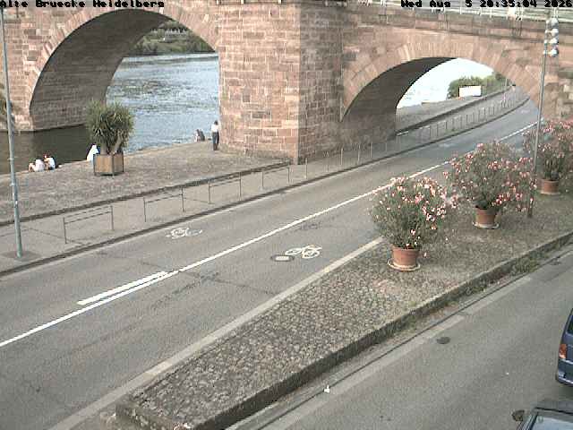 Archiv Foto Webcam Heidelberg: Alte Brücke am Neckar