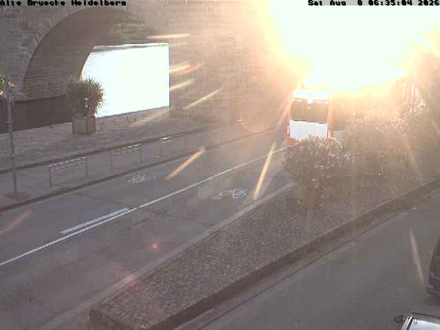 Archiv Foto Webcam Heidelberg: Alte Brücke am Neckar