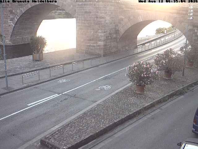 Archiv Foto Webcam Heidelberg: Alte Brücke am Neckar