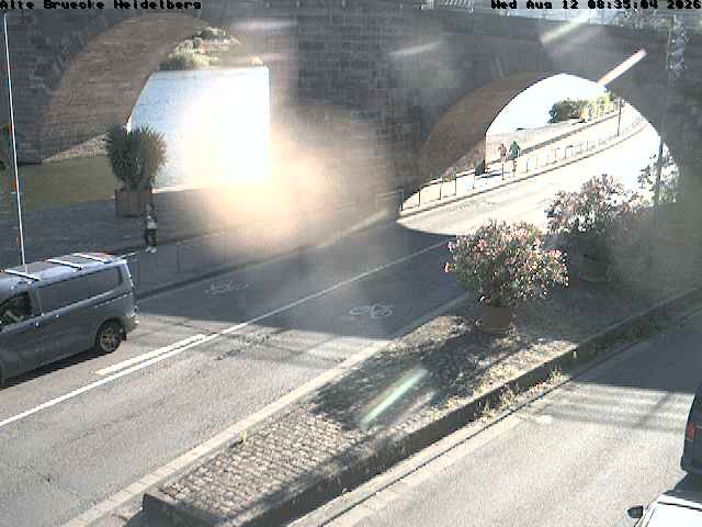 Archiv Foto Webcam Heidelberg: Alte Brücke am Neckar