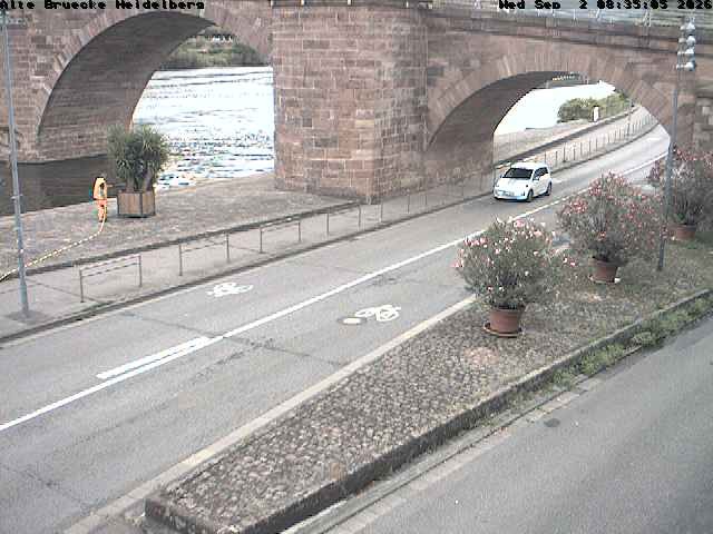 Archiv Foto Webcam Heidelberg: Alte Brücke am Neckar