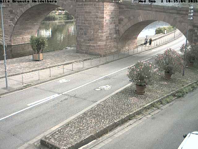 Archiv Foto Webcam Heidelberg: Alte Brücke am Neckar