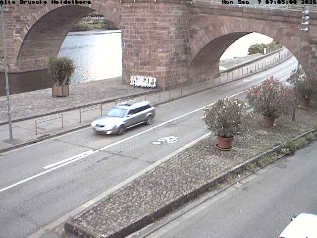 Archiv Foto Webcam Heidelberg: Alte Brücke am Neckar