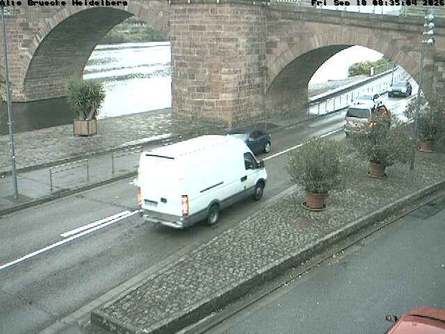Archived image Webcam Heidelberg: Old Bridge