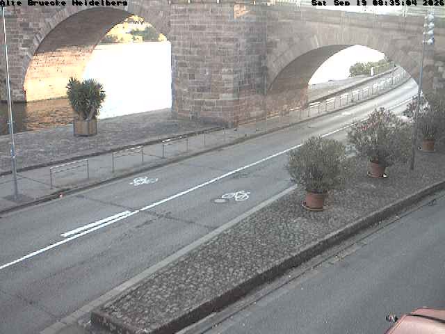 Archiv Foto Webcam Heidelberg: Alte Brücke am Neckar