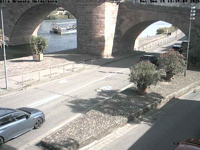Archiv Foto Webcam Heidelberg: Alte Brücke am Neckar