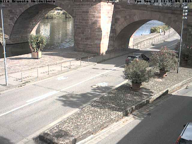 Archived image Webcam Heidelberg: Old Bridge