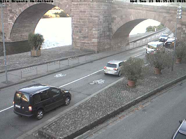 Archiv Foto Webcam Heidelberg: Alte Brücke am Neckar