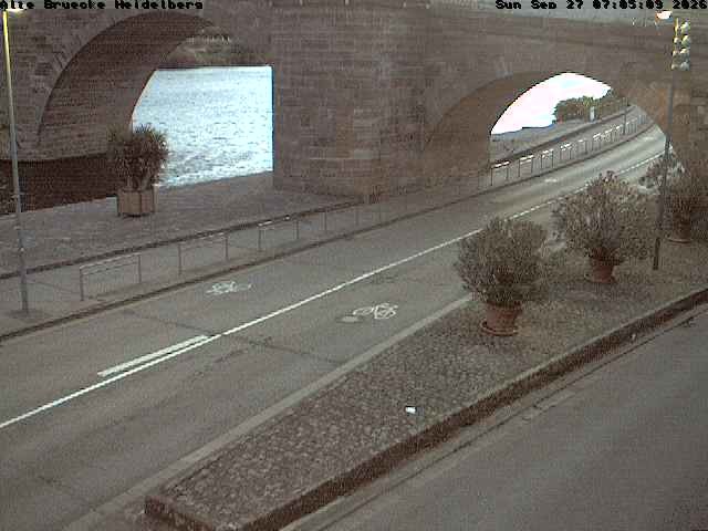 Archiv Foto Webcam Heidelberg: Alte Brücke am Neckar