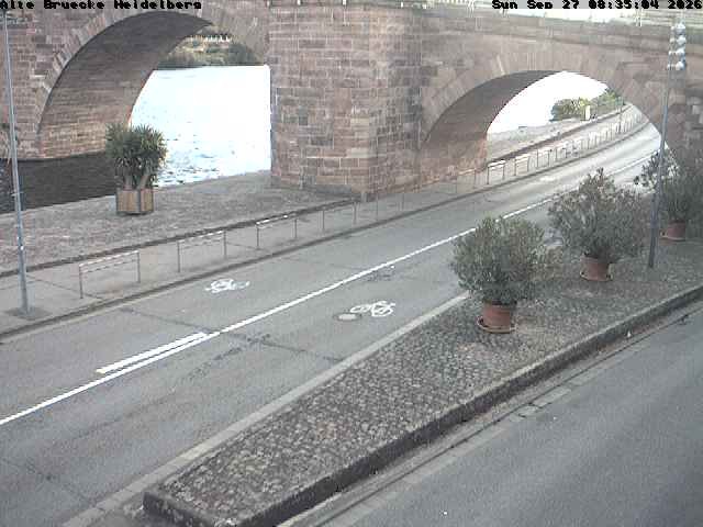 Archiv Foto Webcam Heidelberg: Alte Brücke am Neckar