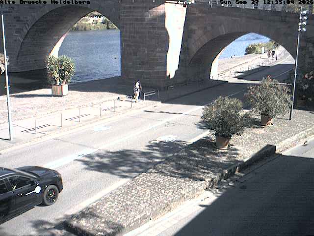 Archiv Foto Webcam Heidelberg: Alte Brücke am Neckar