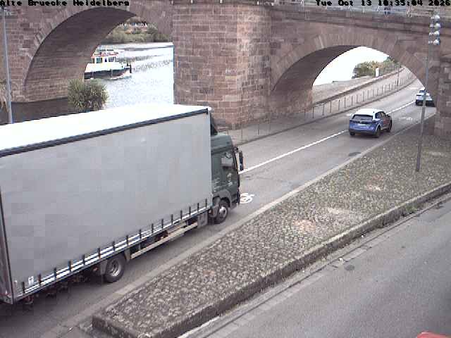 Archiv Foto Webcam Heidelberg: Alte Brücke am Neckar