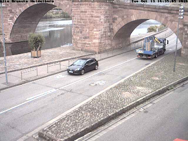 Archiv Foto Webcam Heidelberg: Alte Brücke am Neckar