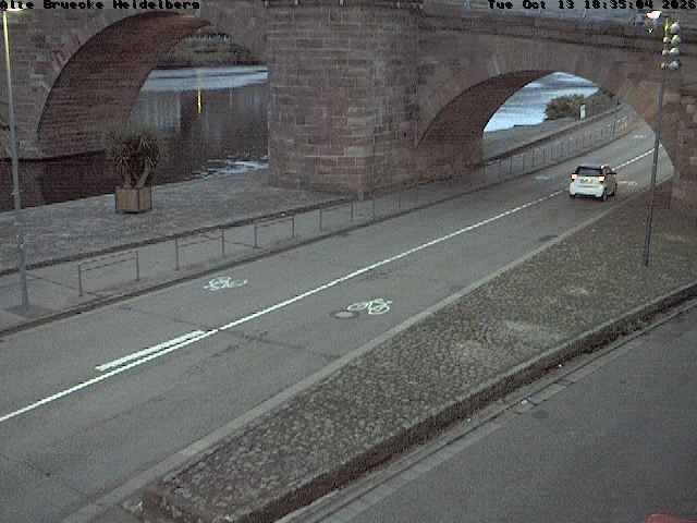 Archiv Foto Webcam Heidelberg: Alte Brücke am Neckar